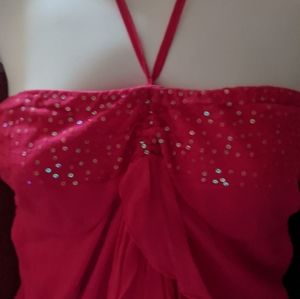 Fuchsia halter NWT Forever 21 top size M